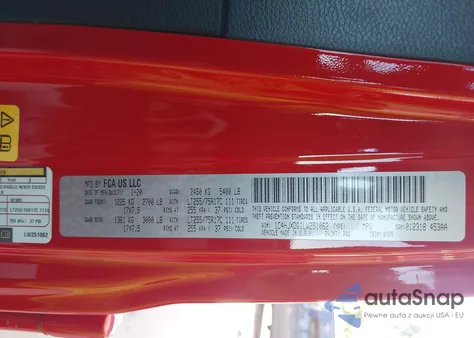 2020 Jeep Wrangler Unlimited Willys 4X4 z USA, uszkodzony, nr VIN 1C4HJXDG1LW251062